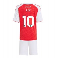Arsenal Eberechi Eze #10 Domáci Detský futbalový dres 2025-26 Krátky Rukáv (+ trenírky)